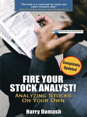 cover image of Fire Your Stock Analyst! Analyzing Stocks on Your Own